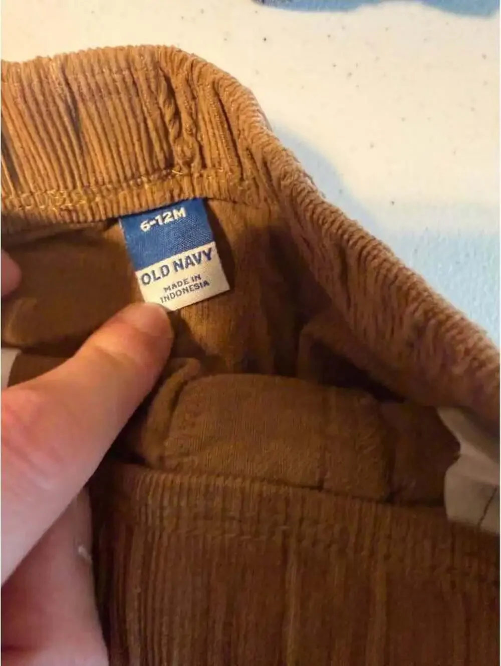 Carter's Button-Down Shirt and Old Navy Corduroy Pants